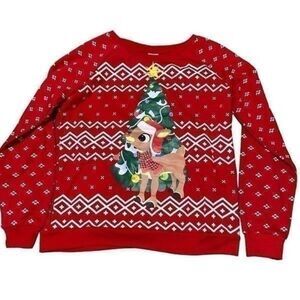 Rudolph the red nosed reindeer, with lighting package size M.  A 498